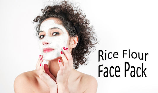 Rice flour face pack for different skin issues